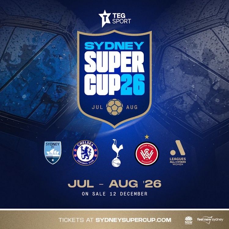 切尔西官方:男足和女足将在明夏参加悉尼超级杯,对阵热刺等队
